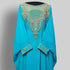 Sky Blue Georgette Zari Embroidered Kaftan