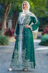 Green Georgette Kaftan for Women with Zari Work