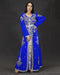 Blue Handcrafted Zari work Stitched Georgette Kaftan Party Dress