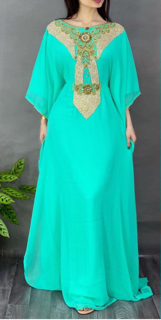 Sale Dress Moroccan Dubai Kaftan Wedding Bridesmaid African Abaya Gown Women Dress 078