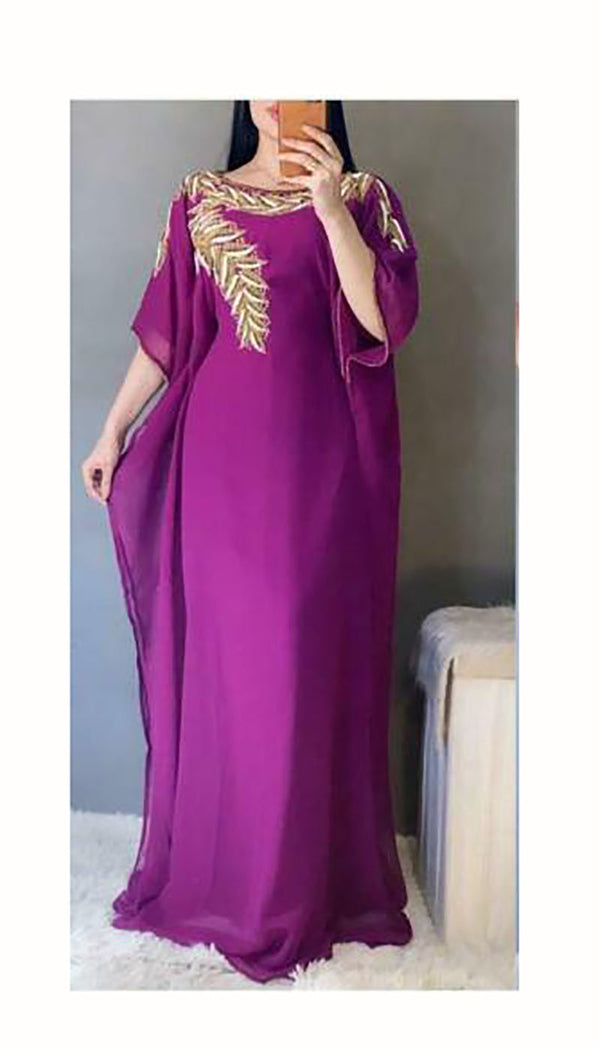 Magenta Casual Kaftan for Women