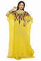 Yellow New Hand Embroidery Work By Al Mehraan Fashion For Women Gown