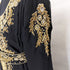 Black Georgette Zari Embroidered Kaftan for Festive Wear