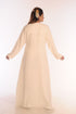 SALE !! Moroccan Islamic Off-White Kaftan Beach Fancy Modern Floor Length Bell Sleeve For Women Dress