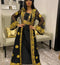 Black and Gold Georgette Aari Work Kaftan