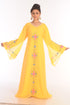 Royal Ethnic Maxi Abaya Moroccan Islamic Kaftan Beach Fancy Modern Floor Length Long Sleeve For Women Dress