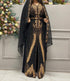 Latest Black Georgette Stone Work Kaftan Dress for Women