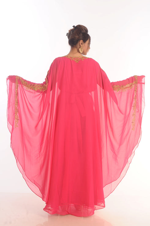 Royal Moroccan Dubai Black Velvet Kaftan Jalabiya Abaya Caftan Wedding Gown Party Wear Dress
