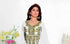Off-White color luxurious Full Sleeves Handmade Moroccan Kaftan with hijjab