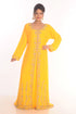 Dubai Moroccan Kaftan Farasha Abaya Maxi Modern Fancy Floor Length Dress