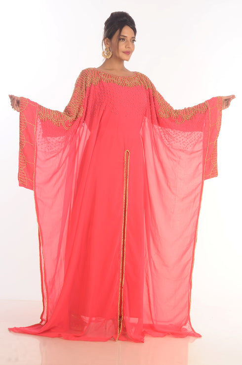 SALE !! Moroccan Islamic Dubai Kaftan Beach Abaya Fancy Modern Floor Length Long Sleeve For Women Dress