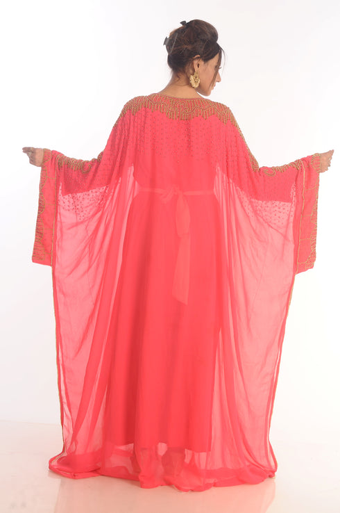 SALE !! Moroccan Islamic Dubai Kaftan Beach Abaya Fancy Modern Floor Length Long Sleeve For Women Dress
