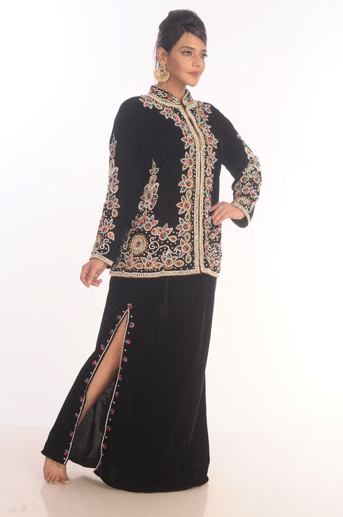 SALE !! Dubai Moroccan Islamic Kaftan Beach Abaya Fancy Modern Floor Length Long Sleeve For Women Dress