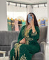 Emerald Green Moroccan Kaftan for Wedding