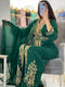 Emerald Green Moroccan Kaftan for Wedding