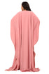 Sale!! Royal Pink Abaya Evening Moroccan Dubai Unique Kaftan Long Gown