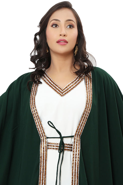 SALE Ethnic Royal Modern Dubai Moroccan Arabic Party Wear Kaftan Takshita Wear Dress
