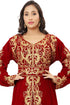 Royal Velvet Moroccan Dubai Kaftan Ari Embroidery Work Party Wear Wedding Women Dress