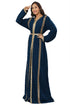 ale!! Royal Abaya Traditional Moroccan Dubai Kaftan Sequins Stone Work Party Wedding Women Dress