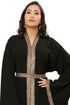 SALE New Abaya Dark Green Wedding Fashion Dubai Kaftans Farasha Abaya Very Long Gown