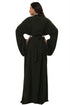 SALE New Abaya Dark Green Wedding Fashion Dubai Kaftans Farasha Abaya Very Long Gown