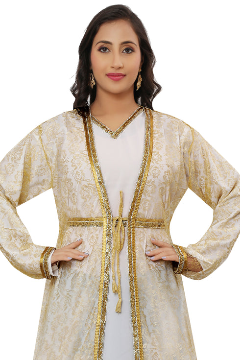 Sale!! Moroccan Dubai Kaftan Fashion African Attire Bridesmaid Abaya Gown For Women Dress