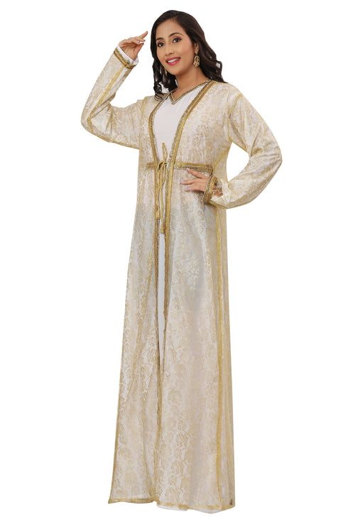 Sale!! Moroccan Dubai Kaftan Fashion African Attire Bridesmaid Abaya Gown For Women Dress