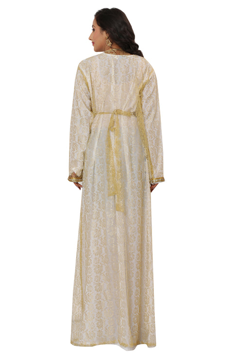 Sale!! Moroccan Dubai Kaftan Fashion African Attire Bridesmaid Abaya Gown For Women Dress