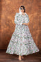 Green Fancy Georgette Printed ABAYA