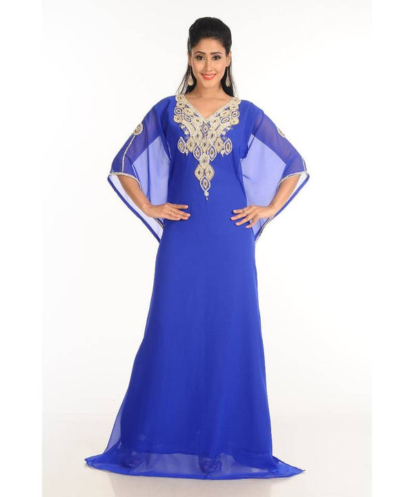 Gandura Dubai Moroccan Arabic Traditional Party Thobe Kaftan