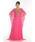 Pink Georgette Embroidered Kaftan