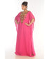 Pink Georgette Embroidered Kaftan