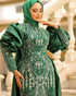 Green Nikaah Kaftan for Women