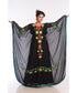 Black Georgette Embroidered Zari Work Islamic Kaftans