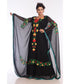 Black Georgette Embroidered Zari Work Islamic Kaftans