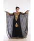 Black Georgette Embroidered Zari Work Islamic Kaftans