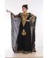 Black Georgette Embroidered Zari Work Islamic Kaftans