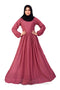 Georgette Brown Abaya without Scarf for Casual wear