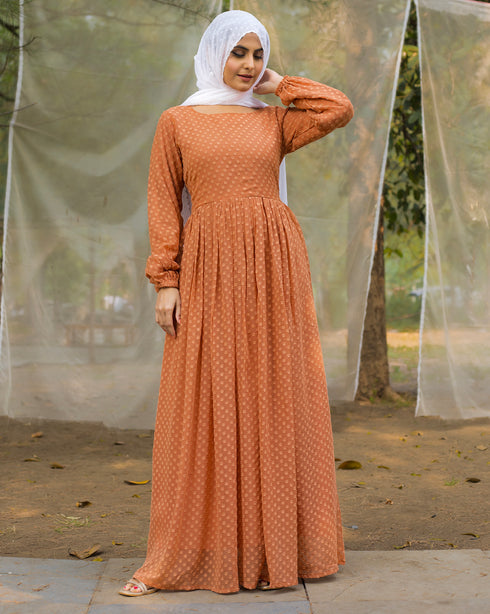 Sarinku Women's Abaya Dress Fabric Georgette for Women and Girl's Abaya