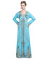 blue georgette embroidered zari work islamic-kaftans