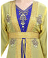 yellow georgette embroidered zari work islamic-kaftans