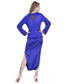 royal blue georgette embroidered zari work islamic kaftans