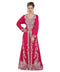 Pink georgette embroidered zari work islamic-kaftans