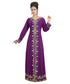 Purple georgette embroidered zari work islamic kaftans