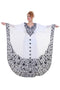 White Ari Work Georgette Islamic Style Stone Embedded Partywear Kaftan Long Gown Evening wear Dubai kaftan
