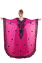 Rani Pink Aari Stone Work Georgette Islamic Style Beads Embedded Partywear Kaftan Long Gown Evening wear Dubai kaftan