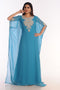 Phirozy Embroidered Georgette Islamic Kaftans With Zari Work