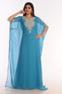 Phirozy Embroidered Georgette Islamic Kaftans With Zari Work