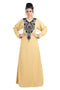 Beige Hand Embroidered Georgette Jasmine Designer Gown