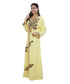 Yellow Georgette Embroidered Zari Work Kaftan